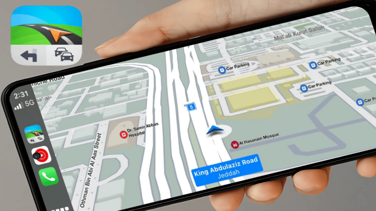 Sygic تطبيق ملاحة GPS متميز بخرائط ثلاثية الأبعاد دون اتصال بالإنترنت