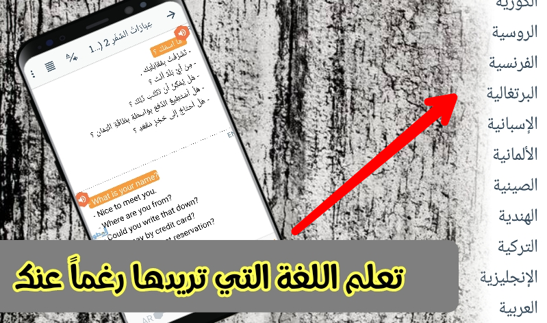 تعلم اللغة التي تردها بسهولة