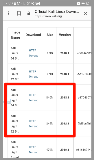 لتثبيت نظام Kali Linux على هاتف الأندرويد