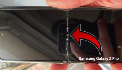 ظهور صور لهاتف Samsung Galaxy Z Flip القابل للطي تبين تشقق طبقة الحماية بشكل واضح
