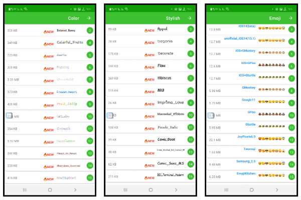 برنامج خطوط للاندرويد بدون روت 