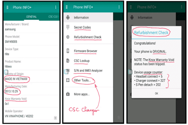 معرفة معلومات جهازك الاندرويد