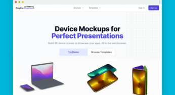 أداة Deviceframes لإنشاء تصاميم ثلاثية الأبعاد للأجهزة الذكية على منتجاتك المختلفة و الترويج لها باحترافية عالية