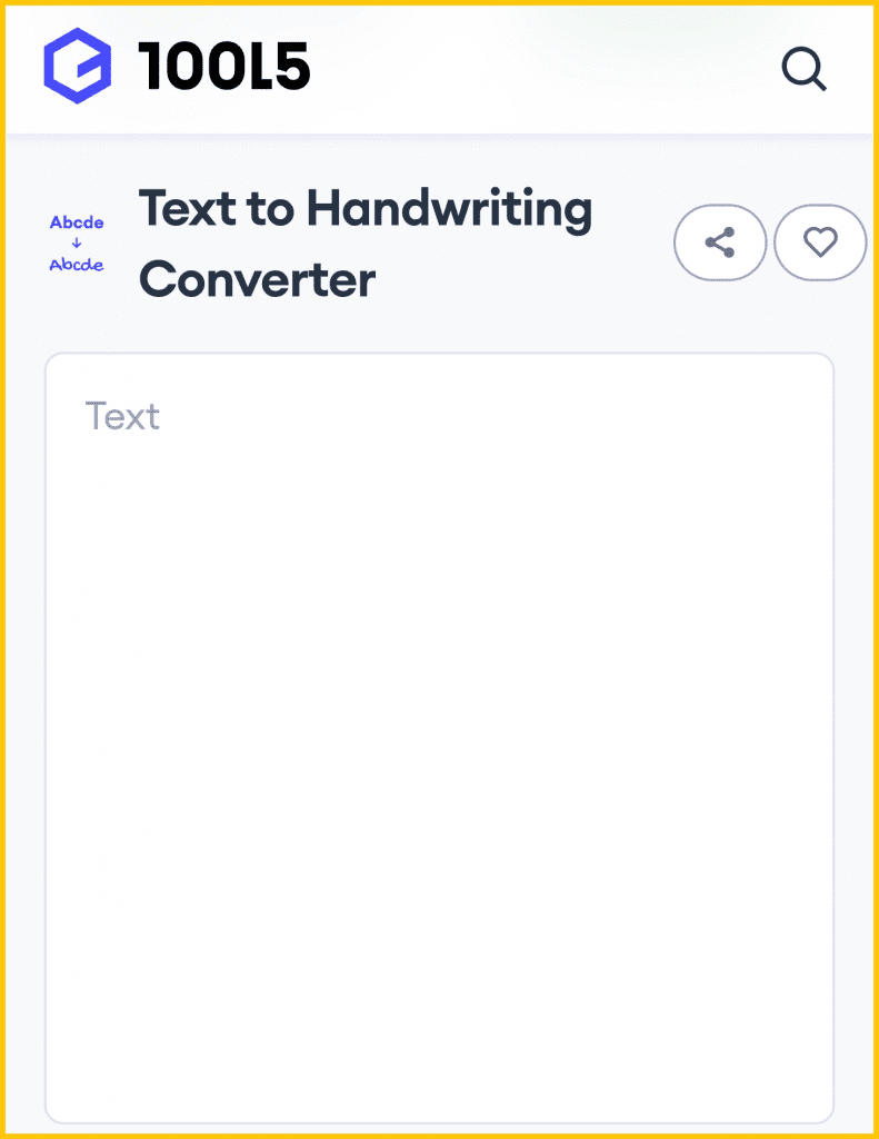 خدمة Text to Handwriting Converter