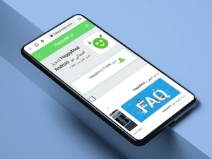 تطبيق الشيطان الاخضر هابي مود ابو قرون