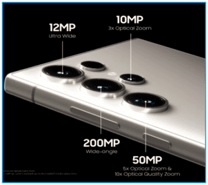 كاميرات Galaxy S24 Ultra