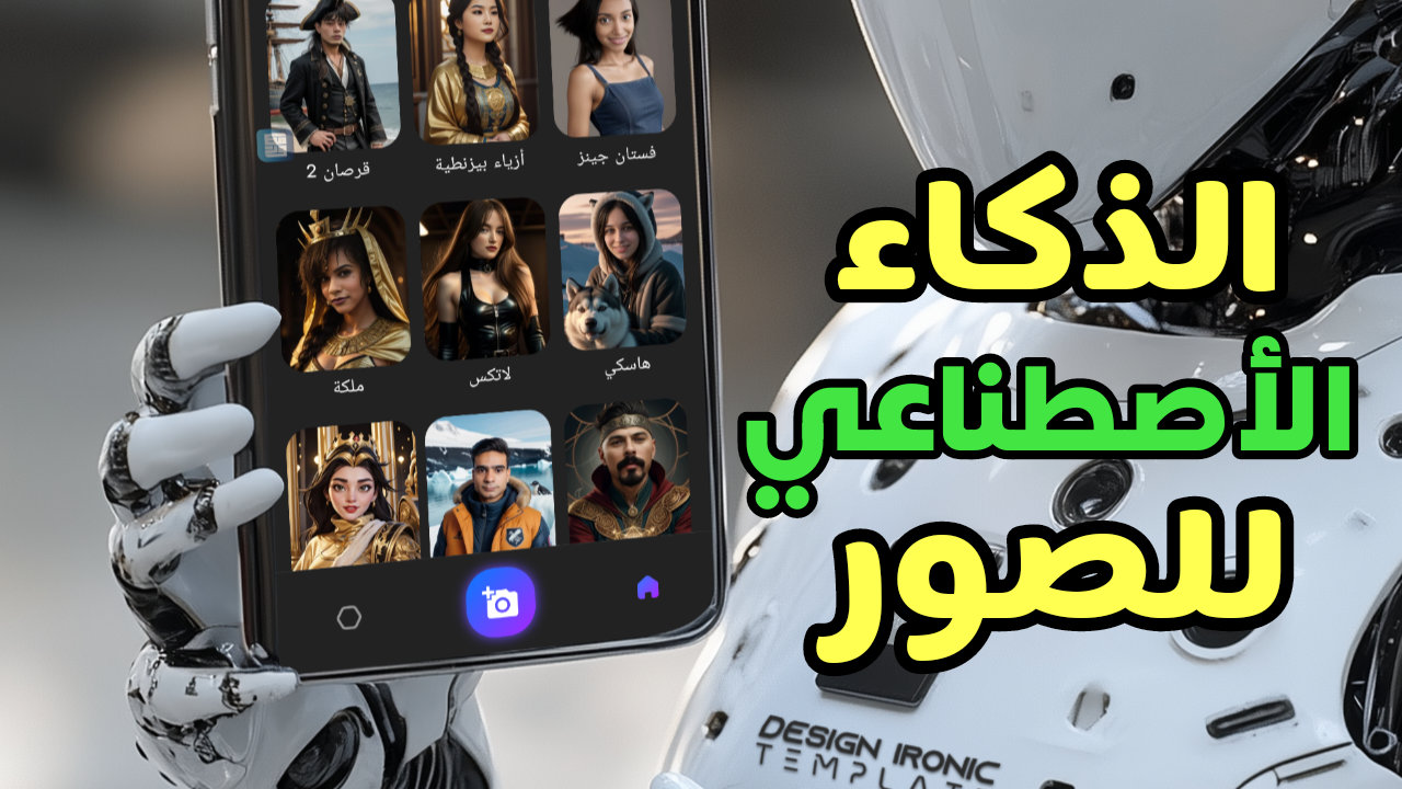 تطبيق الذكاء الأصطناعي للصور إضافة فلاتر ذكية وتصميم الصور بشكل أحترافي