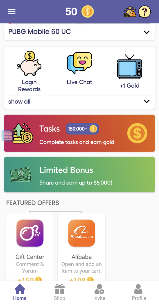 تطبيق الربح من الانترنت