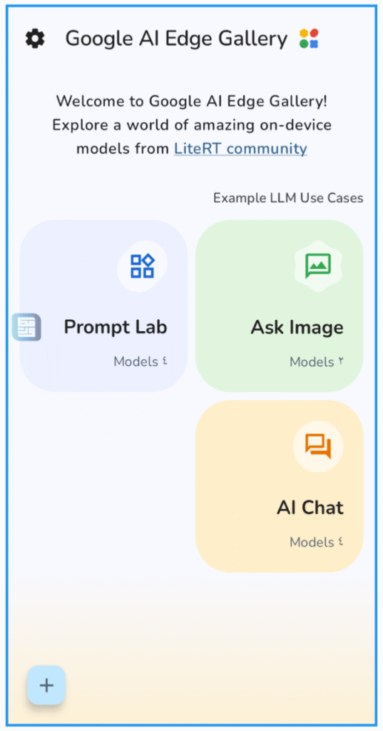 Google AI alle Gallery