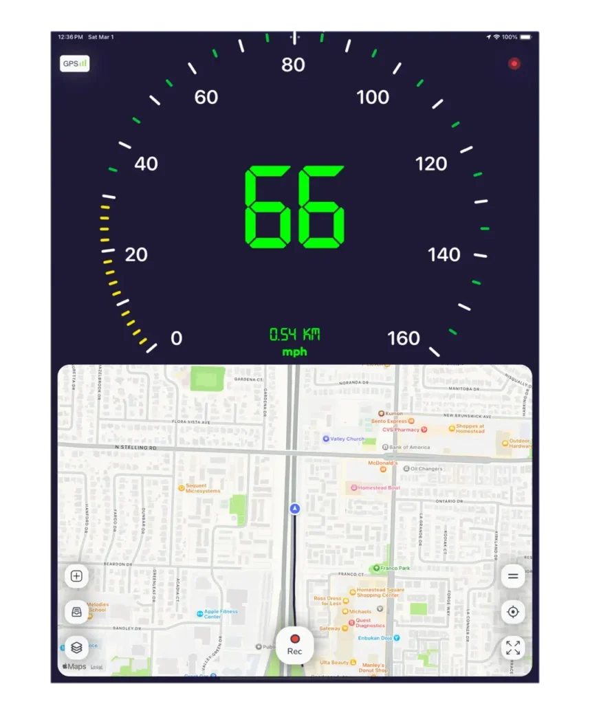 Odometer Miles Log Miter Track