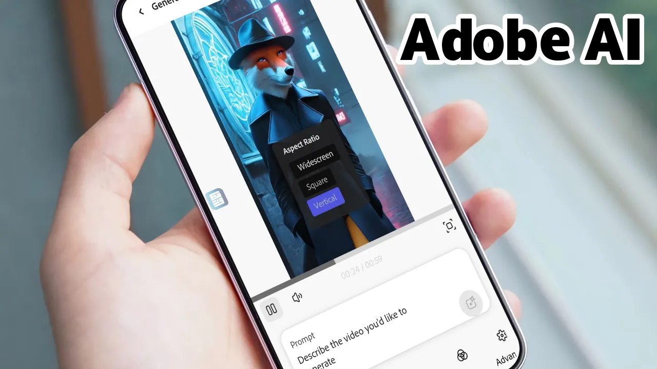 تطبيق من Adobe لعمل فيديوهات بالذكاء الاصطناعي