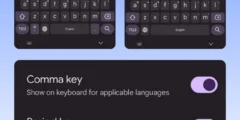 تحديث لوحة مفاتيح جوجل Gboard مع أمكانية إخفاء زر الفاصلة والنقطة