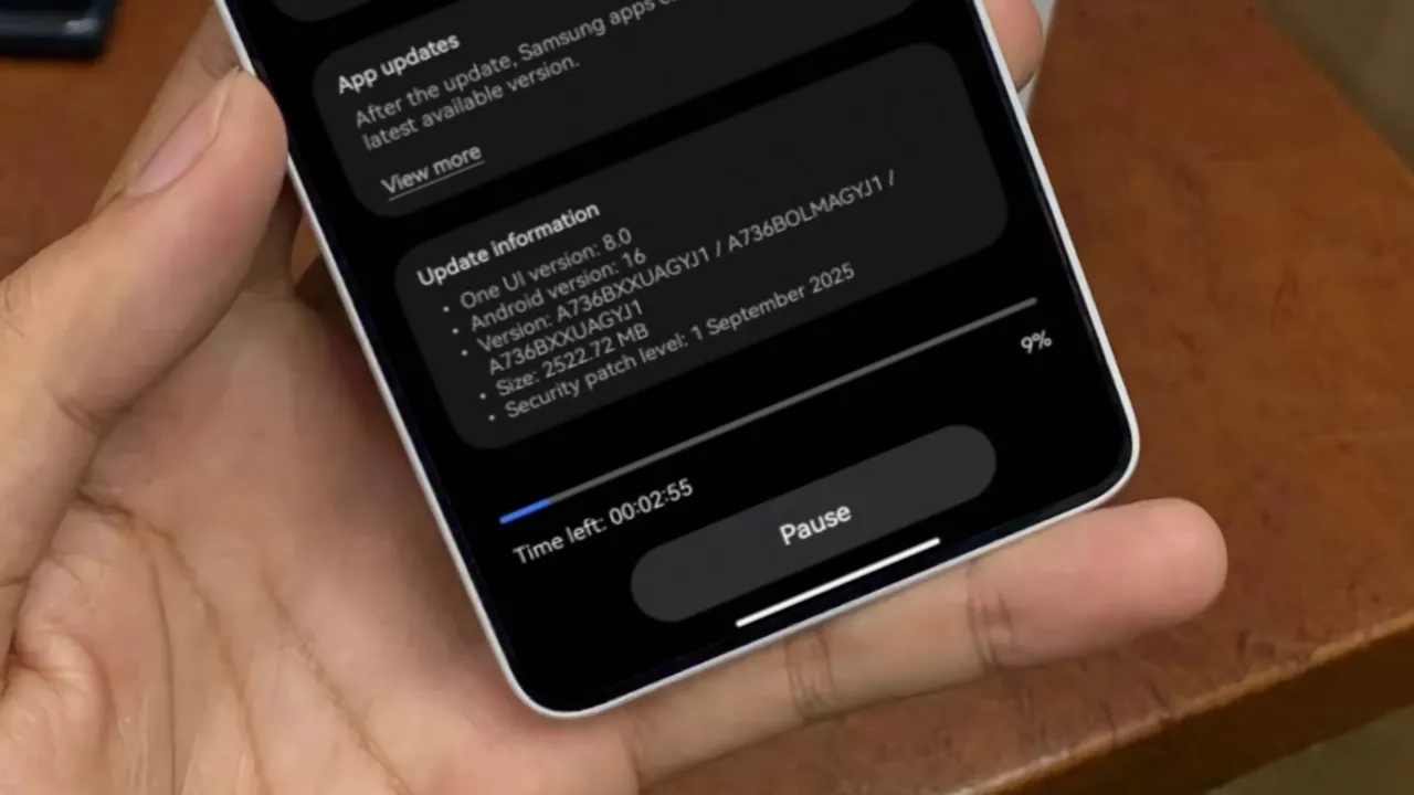 هاتف Samsung Galaxy A73 يحصل تحديث Android 16 واجهة One UI 8 وهو آخر تحديث له