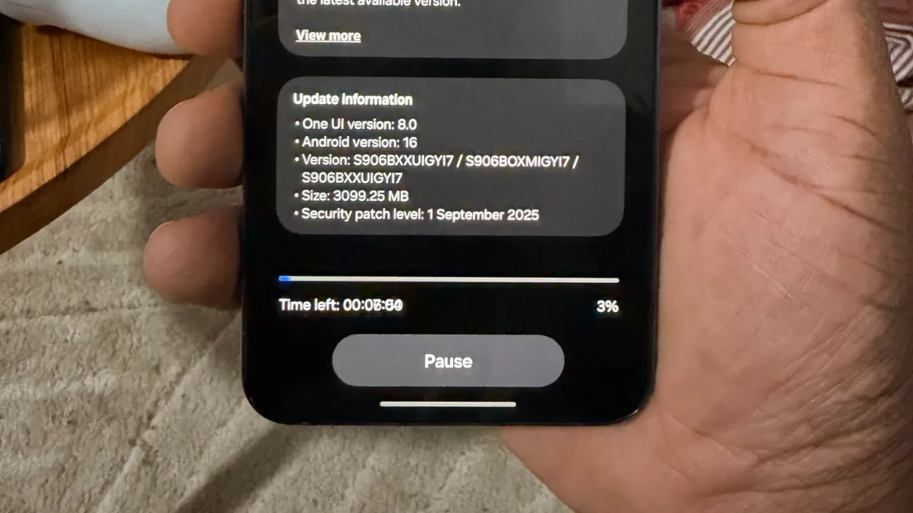 وصول تحديث Android 16 لهواتف Galaxy S22 واجهة One UI 8.5