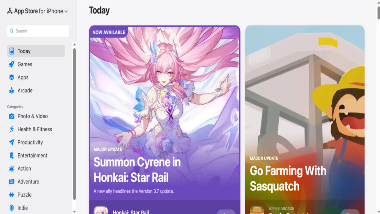 متجر Apple Store أصبح متوفر لسطح المكتب ولجميع الأجهزة