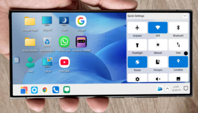 تحويل الهاتف إلى نظام Windows 12 مثل الكمبيوتر قبل الجميع