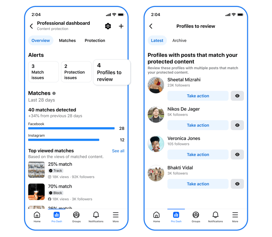 تحديثات فيسبوك