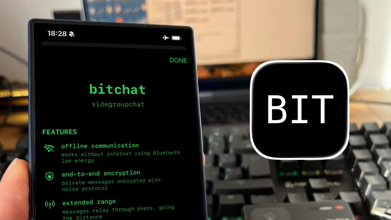 تطبيق Bitchat للاندرويد والايفون آخر أصدار تطبيق مراسلة فورية بدون إنترنت عبر البلوتوث